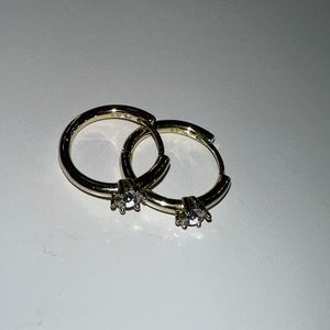 EUC Kendra Scott x Champagne and Chanel Hoop Earrings